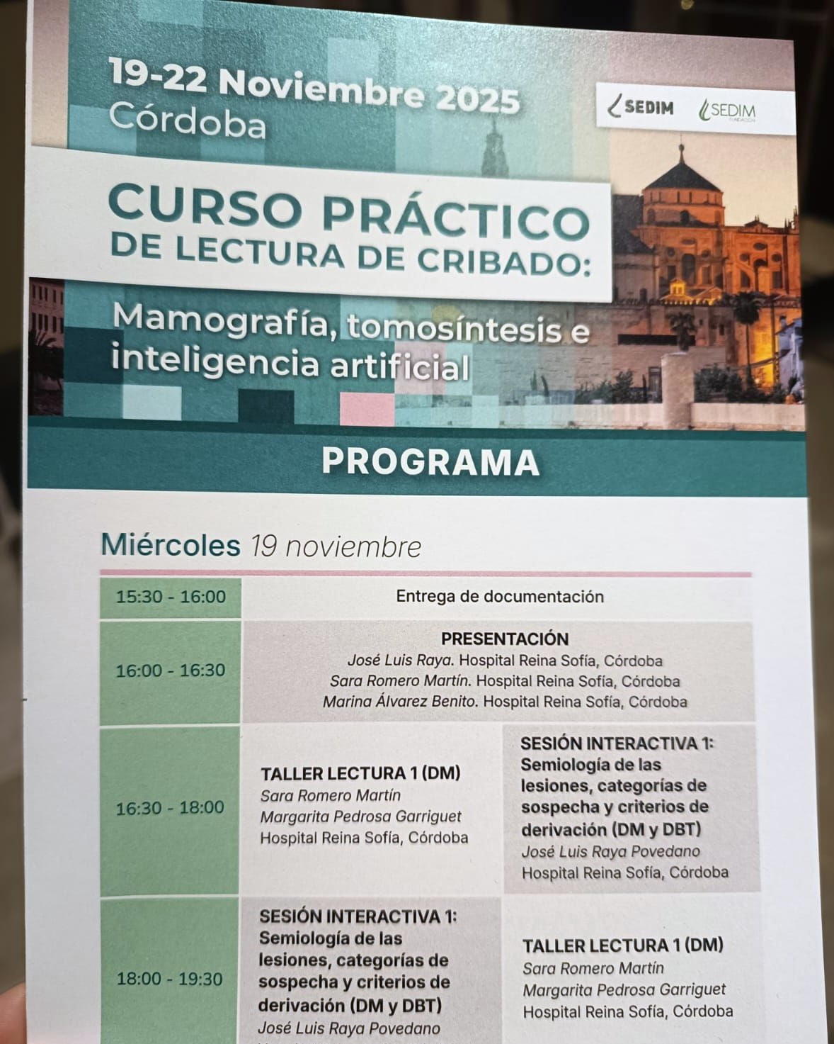 Curso Cribado SEDIM 2025